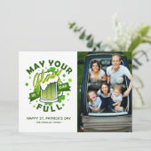 グラスがフルグリーンビールシャムロックアイリッシュ シーズンカード (スタンド正面)