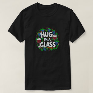グラスで抱き締める Tシャツ