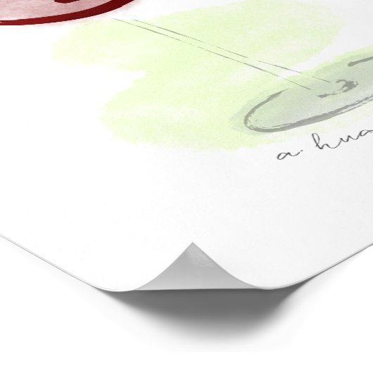 グラスに抱き締めること ポスター (角)