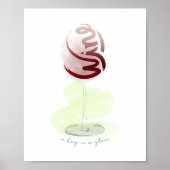 グラスに抱き締めること ポスター (正面)