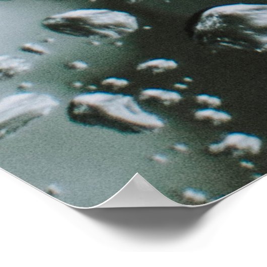 グラスに水の露 ポスター (角)