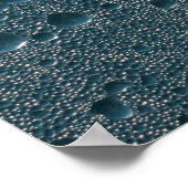 グラスに水の露 ポスター (角)