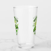 グラスに緑のビールを満杯にして下さい タンブラーグラス (右)