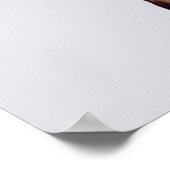 グラスのピンク吹のバブルガムを着たキリン ポスター (角)