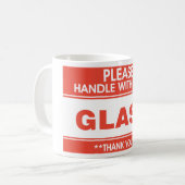 グラスの取り扱い気に用 コーヒーマグカップ (正面左)