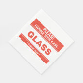 グラスの取り扱い気に用 スタンダードランチョンナプキン (角)