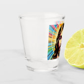 グラスを撃った！ ショットグラス (左)