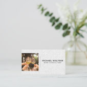 グラスを焼くワイン |ワイナリー 名刺 (スタンド正面)