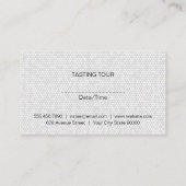 グラスを焼くワイン |ワイナリー 名刺 (裏面)