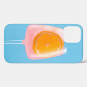 グラスを飲む澄んオレンジジュース Case-Mate iPhoneケース (裏面 (横))
