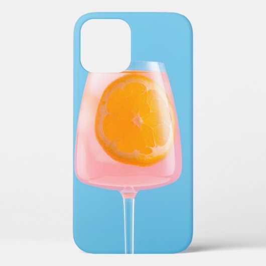 グラスを飲む澄んオレンジジュース Case-Mate iPhoneケース (裏面)