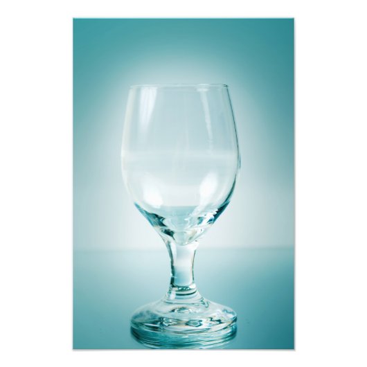 グラスを飲む。美術 フォトプリント            (正面)