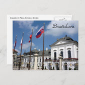 グラスアルコキシブラチスラバ旗 ポストカード (正面/裏面)