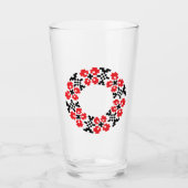 グラスウィズウクライナデザイン タンブラーグラス (正面)