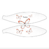 グラスウィング蝶の漫画イラストレーション ミニバスケットボール (パネル)