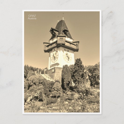 グラスオステライヒオーストリアレトロヴィンテージトラベル ポストカード (正面)