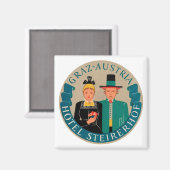 グラスオーストリアホテルスティレローフ マグネット (正面/裏面)