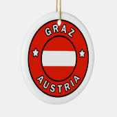 グラスオーストリア セラミックオーナメント (右)