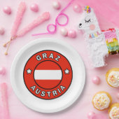 グラスオーストリア ペーパープレート (パーティー)