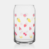 グラスカップ – かわいいフルーツデザイン ガラス缶 (左)