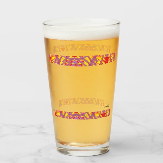 グラスカップ：始まりなし終わり タンブラーグラス (ドリンク正面)