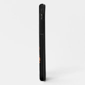 グラスクールブラック名前をカスタムする付き赤頭 Case-Mate iPhoneケース (裏面/左)