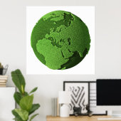 グラスグローブ – ヨーロッパ ポスター (ホームオフィス)