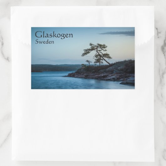 グラスコゲンスウェーデン 長方形シール (バッグ)
