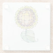 グラスコースター – ひまわり ガラスコースター (裏面)