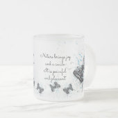 グラスコ霜の降りたーヒー茶マグカップ フロストグラスマグカップ (正面右)