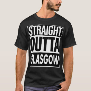 グラスゴウネームストレートアウトタグラスゴー Tシャツ
