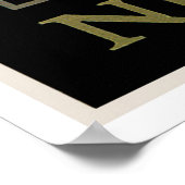 グラスゴーからのニューヨーク ポスター (角)