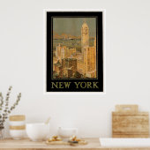 グラスゴーからのニューヨーク ポスター (キッチン)