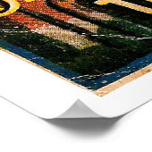 グラスゴーと近隣路面電車の路線 ポスター (角)