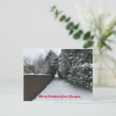 グラスゴーのはがきから聖降誕祭お目出度う シーズンポストカード (スタンド正面)