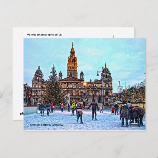 グラスゴーのはがき ポストカード (正面/裏面)