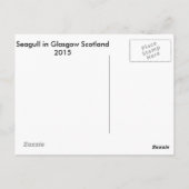 グラスゴーのカモメ ポストカード (裏面)