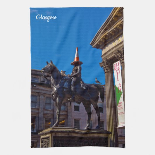 グラスゴーのキッチンティータオル キッチンタオル (縦)
