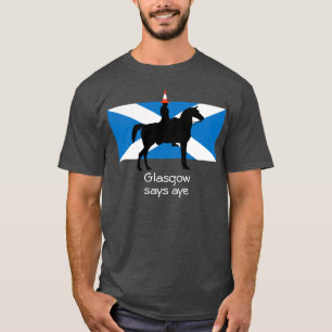 グラスゴーのスコットランドの独立Tシャツ Tシャツ