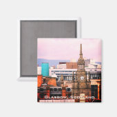 グラスゴーの屋根,スコットランド,冷蔵庫用マグネット マグネット (正面/裏面)