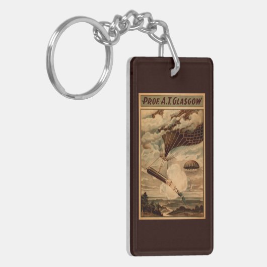 グラスゴーの熱気の気球のサーカスの劇場ポスター キーホルダー (正面左)