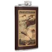 グラスゴーの熱気の気球のサーカスの劇場ポスター フラスク (右)