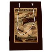 グラスゴーの熱気の気球のサーカスの劇場ポスター ミディアムペーパーバッグ (正面)