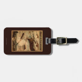 グラスゴーの熱気の気球のサーカスの劇場ポスター ラゲッジタグ (正面横)