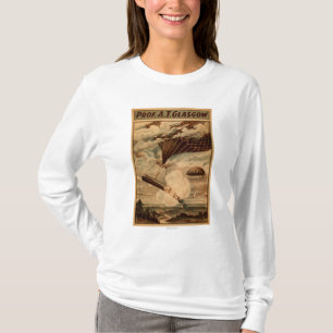 グラスゴーの熱気の気球のサーカスの劇場ポスター Tシャツ