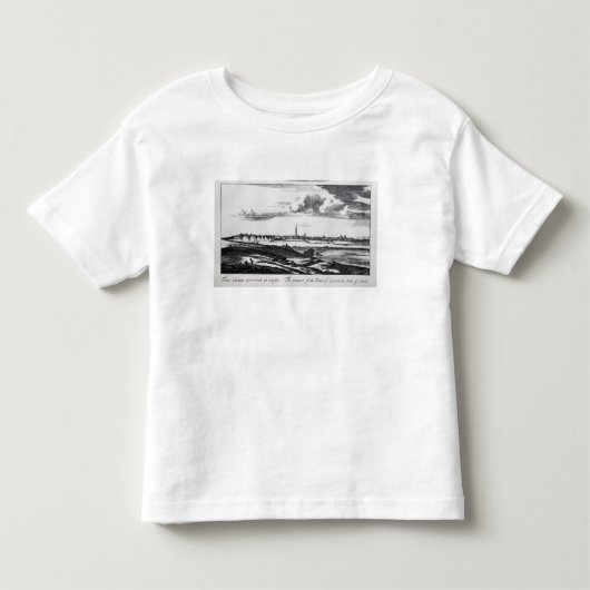 グラスゴーの町の見通し トドラーTシャツ (正面)