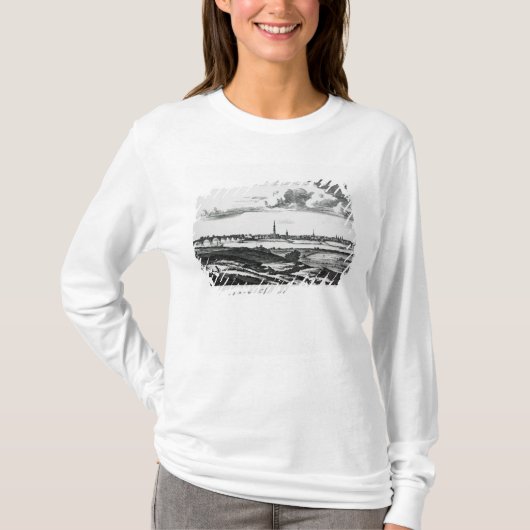 グラスゴーの町の見通し Tシャツ (正面)