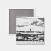 グラスゴーの街の展望 マグネット (正面/裏面)