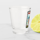 グラスゴースコッティスンガール踊りウィズバピパー ショットグラス (左)