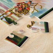 グラスゴースコッティスンガール踊りウィズバピパー ジグソーパズル (側面)